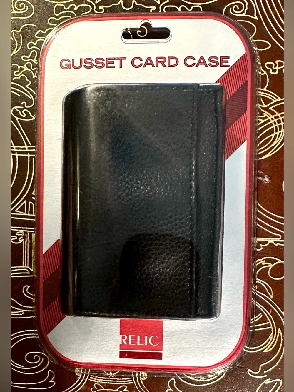 Relic Black Gusseted Card Case